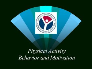 Physical Activity Behavior and Motivation Motivation w Process