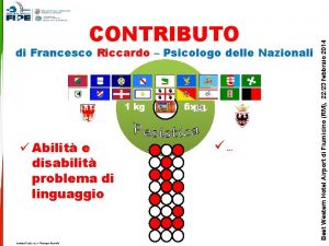 di Francesco Riccardo Psicologo delle Nazionali Abilit e