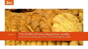 25012022 The Draft e Privacy Regulation 20189 Andrew