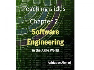 Teaching slides Chapter 2 Chapter 2 software requirement