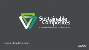 Competition Resources Online resources Sustainability and sustainable resources