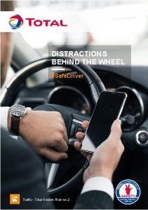 DISTRACTIONS BEHIND THE WHEEL Safe Driver Traffic Total