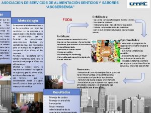 ASOCIACION DE SERVICIOS DE ALIMENTACIN SENTIDOS Y SABORES