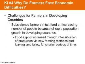 KI 4 Why Do Farmers Face Economic Difficulties