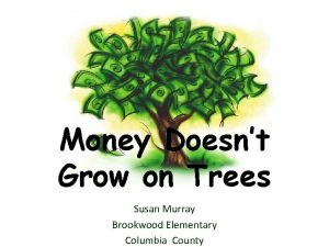 Money Doesnt Grow on Trees Susan Murray Brookwood