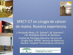 SPECTCT en ciruga de cncer de mama Nuestra