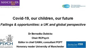 Covid19 our children our future Failings opportunities a