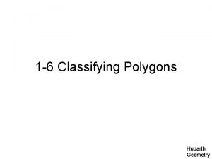 1 6 Classifying Polygons Hubarth Geometry Key Concepts