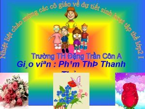 Gio vin Phm Th Thanh Thy LP 2