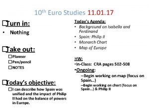 10 th Euro Studies 11 01 17 Turn