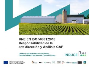 UNE EN ISO 50001 2018 Responsabilidad de la