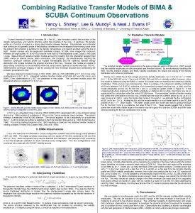 Combining Radiative Transfer Models of BIMA SCUBA Continuum