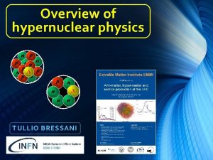 Overview of hypernuclear physics n p p np