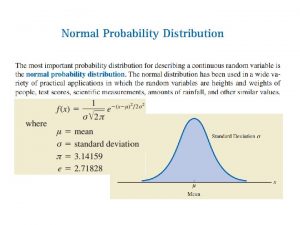 Normal Distribution Standard Normal Tables 1 Both Tables
