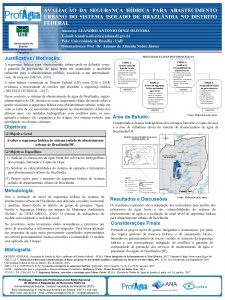 AVALIAO DA SEGURANA HDRICA PARA ABASTECIMENTO URBANO DO