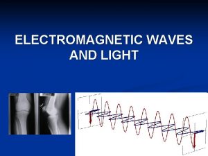 ELECTROMAGNETIC WAVES AND LIGHT LIGHT Light carries energy
