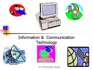 Information Communication Technology Mr Poole Business Studies Abbreviations