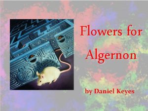 Flowers for Algernon by Daniel Keyes Central Questions