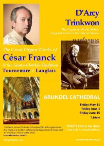 DArcy Trinkwon The Organist Worth Abbey Organist to