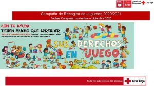 Campaa de Recogida de Juguetes 20202021 Fechas Campaa