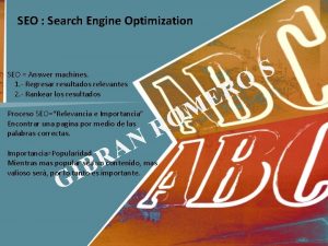 SEO Search Engine Optimization SEO Answer machines 1