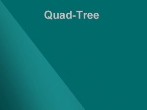 QuadTree Definio utilizada para a codificao de imagem