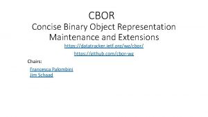 CBOR Concise Binary Object Representation Maintenance and Extensions