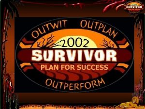 Survivor III Budgeting Jungle Welcome to the Wild