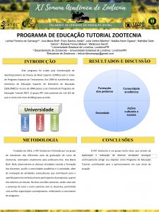 PROGRAMA DE EDUCAO TUTORIAL ZOOTECNIA Letcia Ferreira de