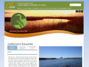 WATER QUALITY MONITORING COUNCIL CALIFORNIA ESTUARIES PORTALS CA