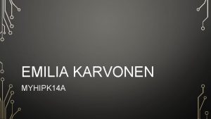 EMILIA KARVONEN MYHIPK 14 A OUTOLINT U DIVERGENT