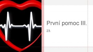 Prvn pomoc III 23 Anafylaktick reakce akutn alergick