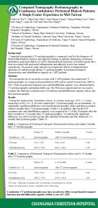 Computed Tomography Peritoneography in Continuous Ambulatory Peritoneal Dialysis