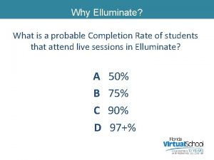 Why Elluminate Does Elluminate have a lasting affect