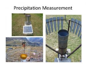 Precipitation Measurement Area Average Precipitation From Mays 2011