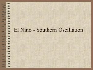 El Nino Southern Oscillation normal or neutral Equatorial