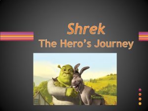 Shrek The Heros Journey The Heros Journey Many