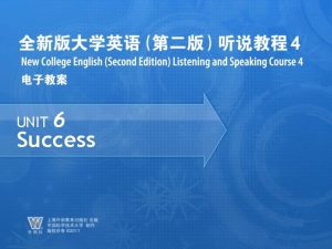 6 Success UNIT Unit 6 Success Prelistening Task