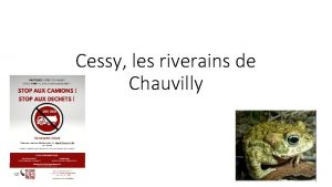Cessy les riverains de Chauvilly 960 000 m