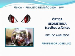 FSICA PROJETO REVISO 2020 MW PTICA GEOMTRICA Espelhos