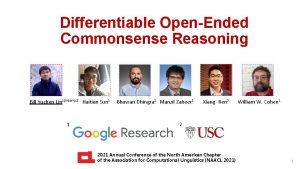 Differentiable OpenEnded Commonsense Reasoning Bill Yuchen Lin 1intern