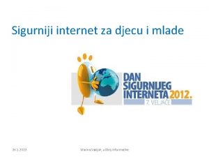 Sigurniji internet za djecu i mlade 26 1