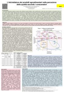 Letichettatura dei prodotti agroalimentari nella percezione della qualit