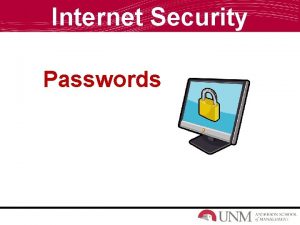 Internet Security Passwords What Are Passwords September 2008