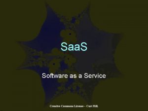 Saa S Software as a Service Creative Commons