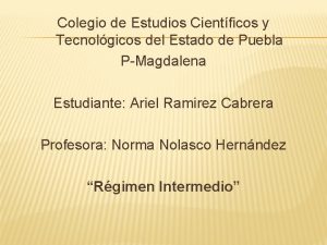Colegio de Estudios Cientficos y Tecnolgicos del Estado