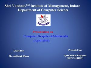 Shri Vaishnav SM Institute of Management Indore Department