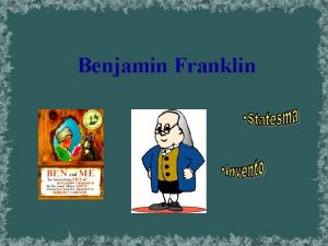 Benjamin Franklin Ben Franklins Life 1730 Ben marries