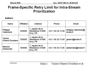 Doc IEEE 802 11 10XXXXr 0 doc IEEE