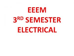 EEEM RD 3 SEMESTER ELECTRICAL 2003 BrooksCole a